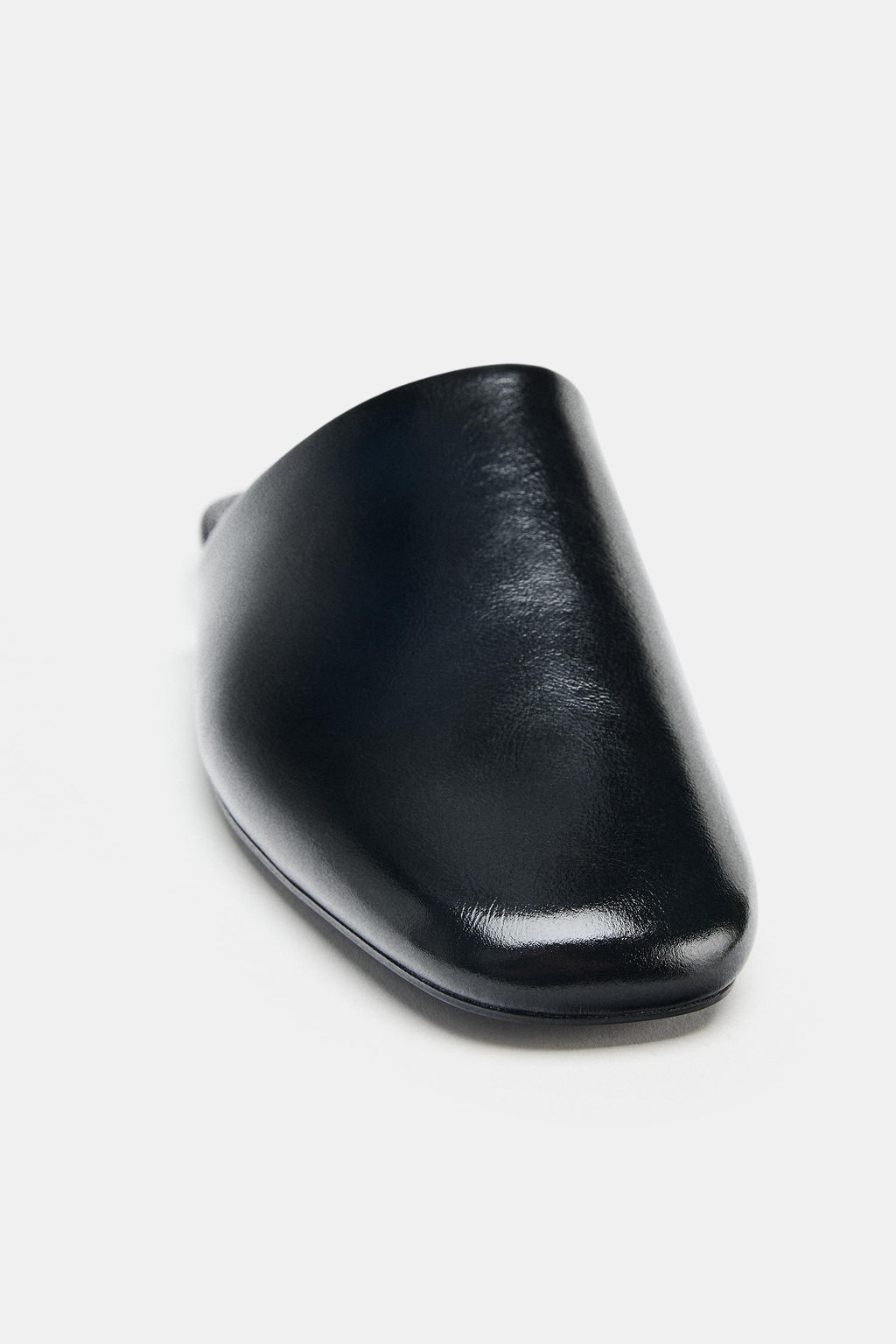 LEATHER SLINGBACK SHOES - Zara фото 9