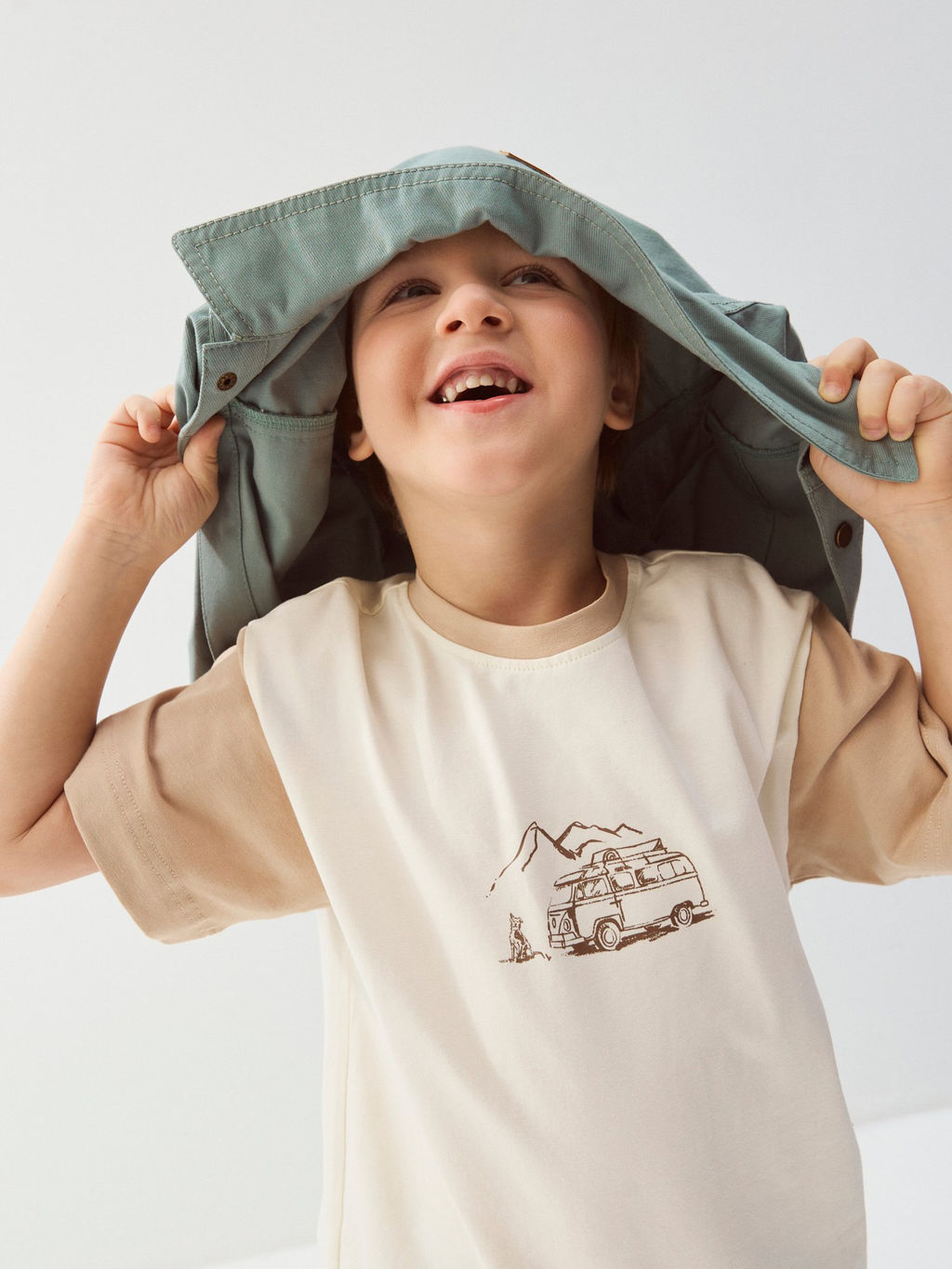 Футболка оверсайз Дом на колесах с принтом - Bungly фото 3