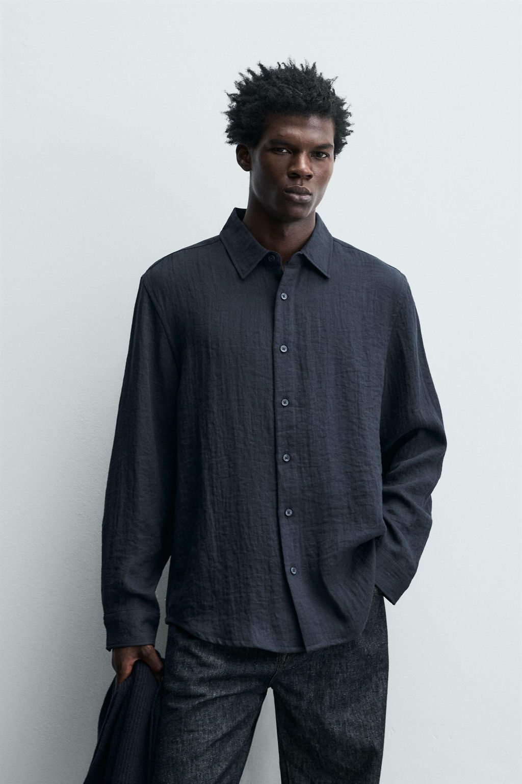 FLOWING RELAXED FIT SHIRT - Zara фото 2