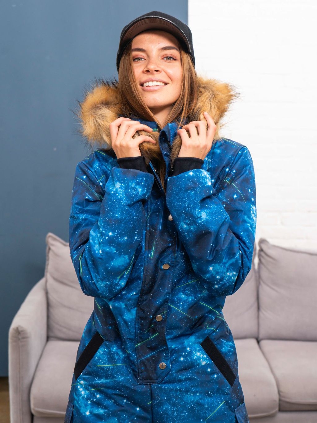 Женский зимний комбинезон. Цвет Фуксия. - Sportsolo фото 22