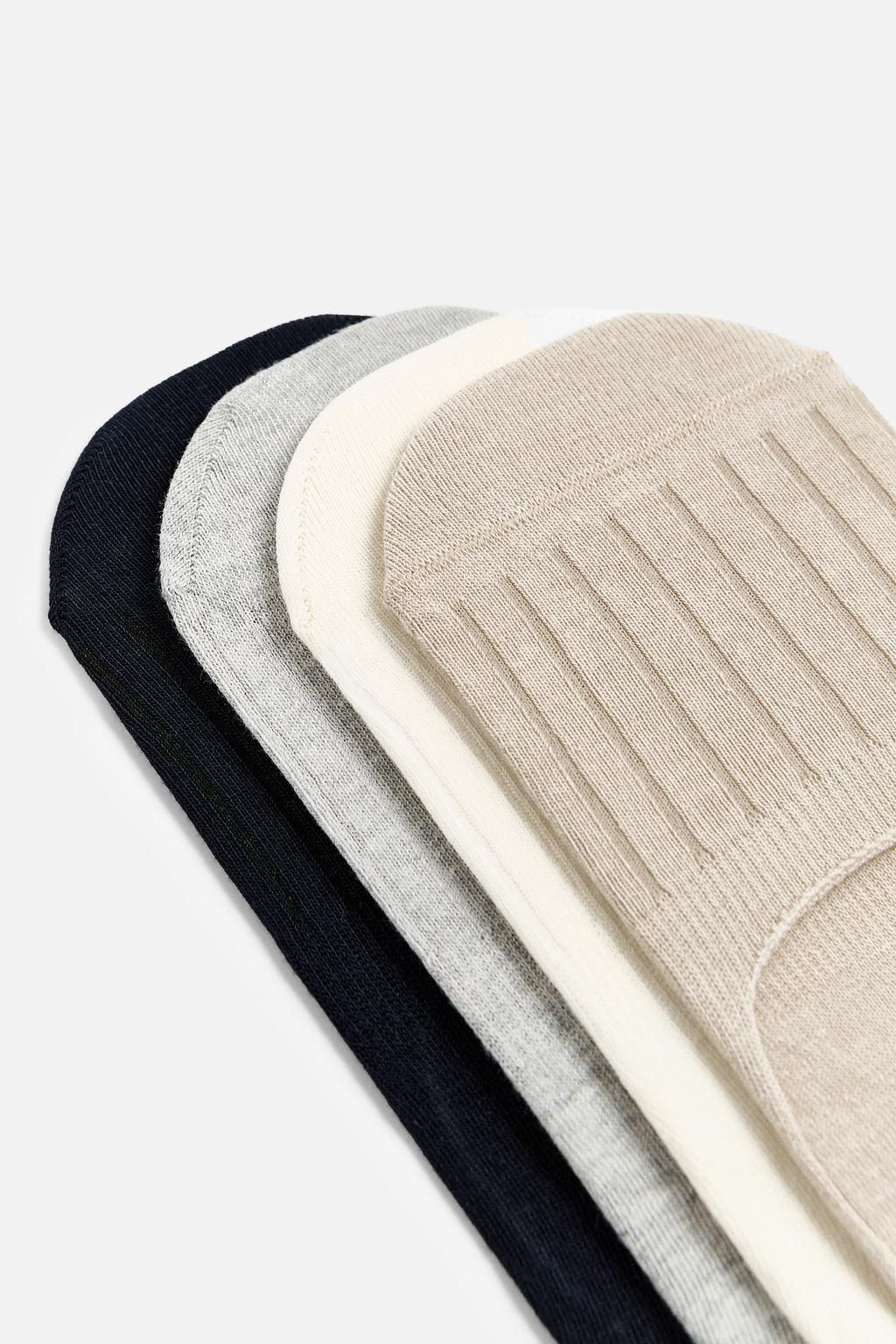 4-PACK OF NO-SHOW SOCKS - Zara фото 2