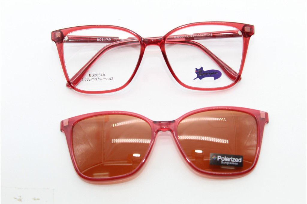 Оправа Bosiyan 2064 53-17-142 C4 с насадкой Polarized