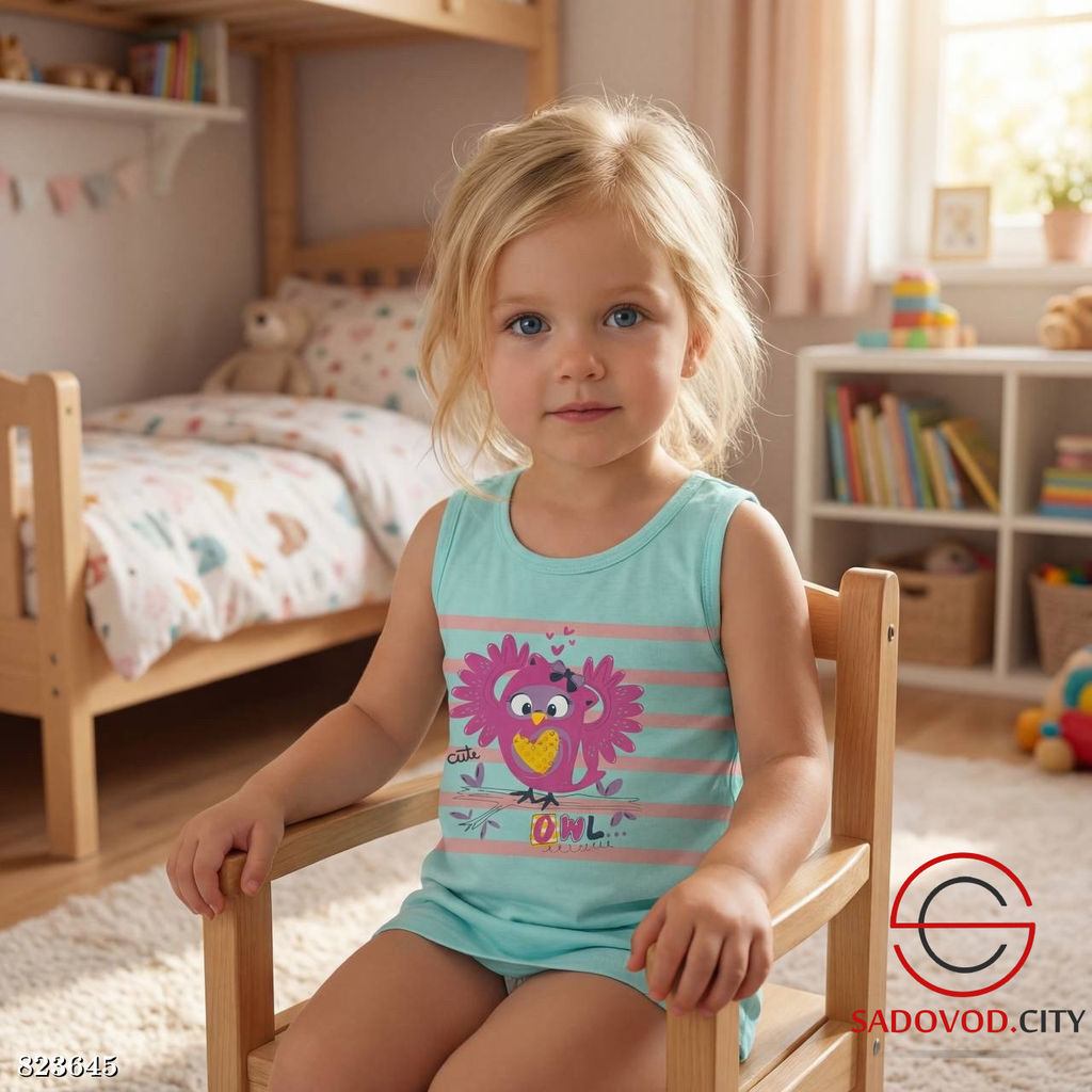 Майка для девочки с рисунком