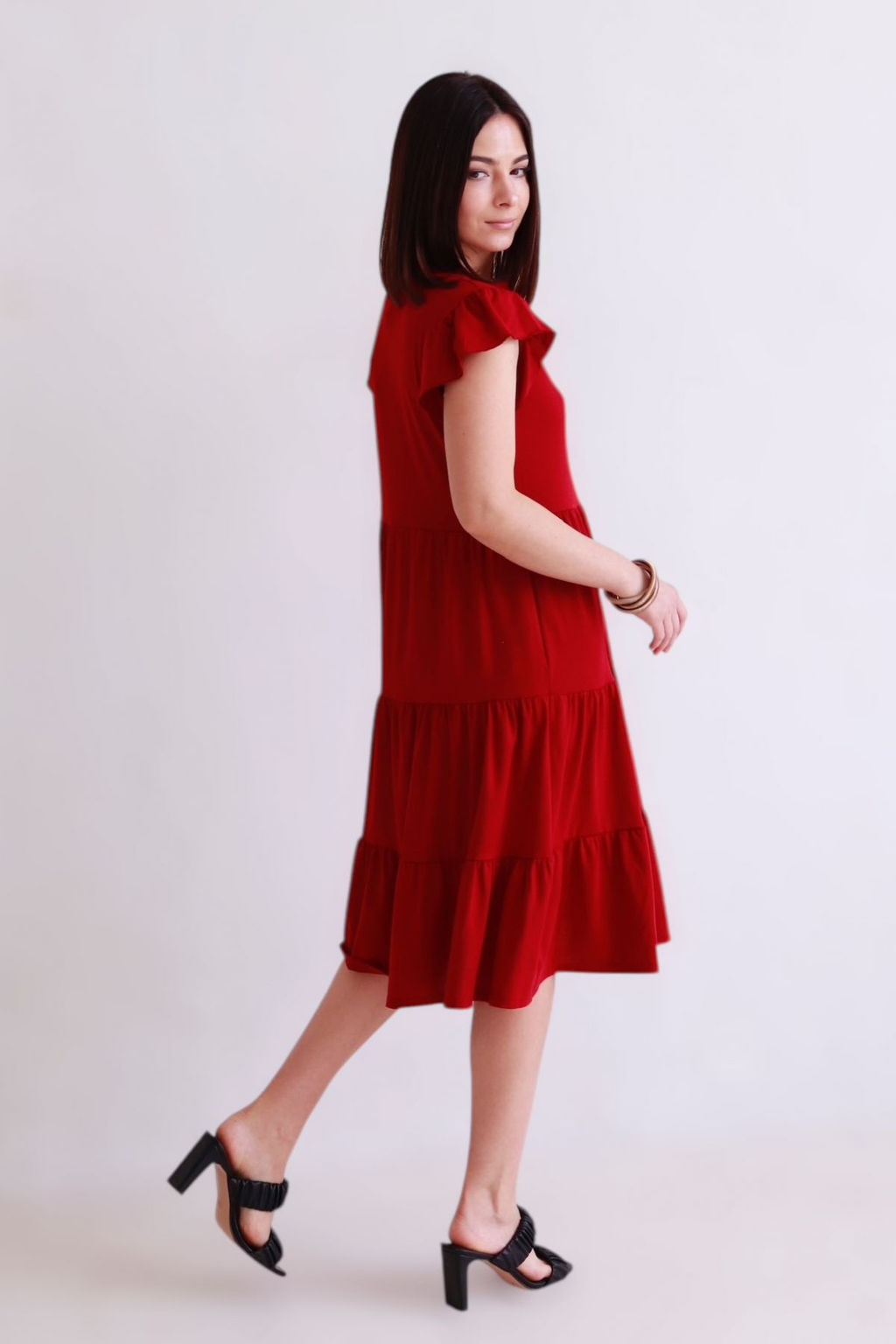 Martichelli Платье красное  фото 3