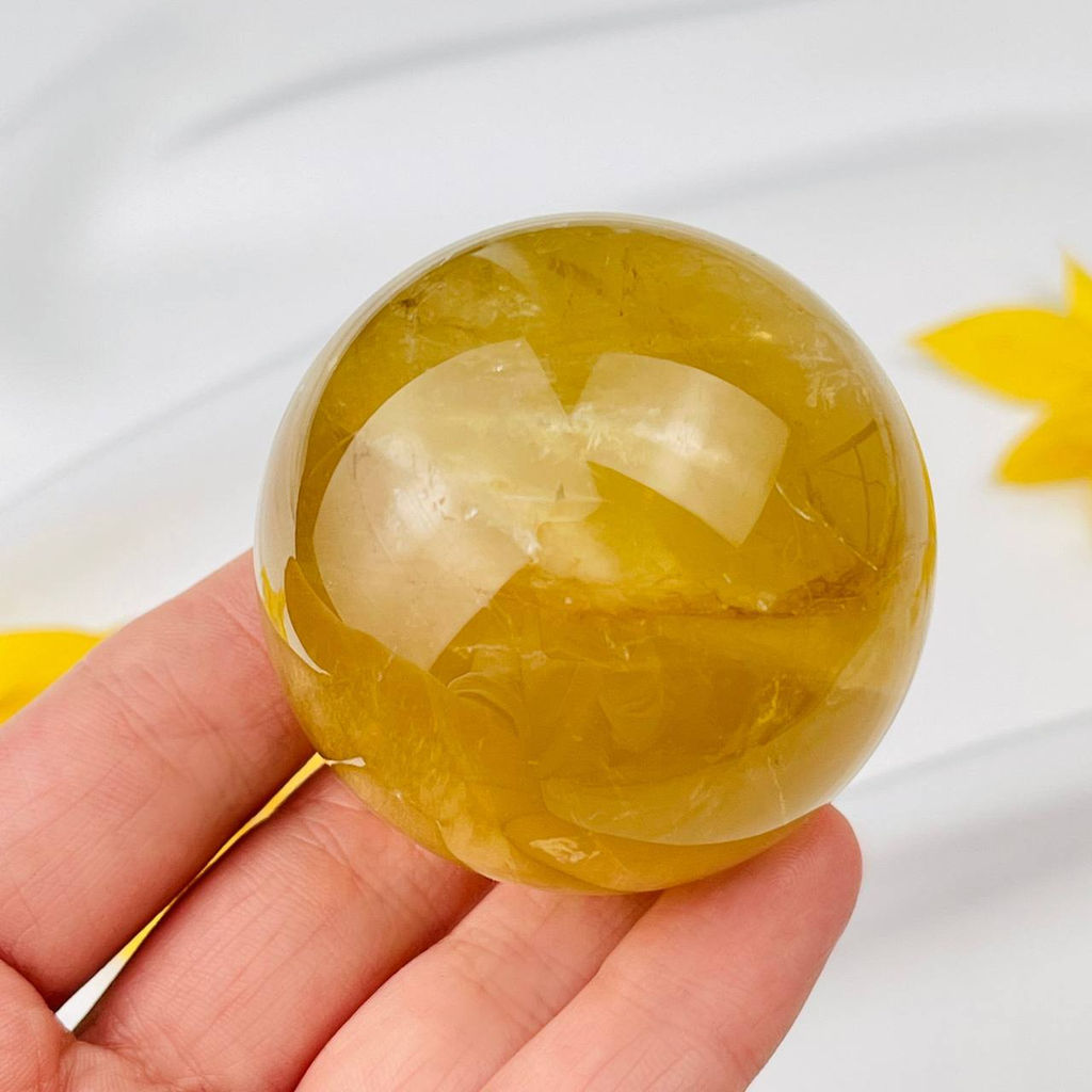 Шар из Цитрина - Радуга самоцветов фото 2