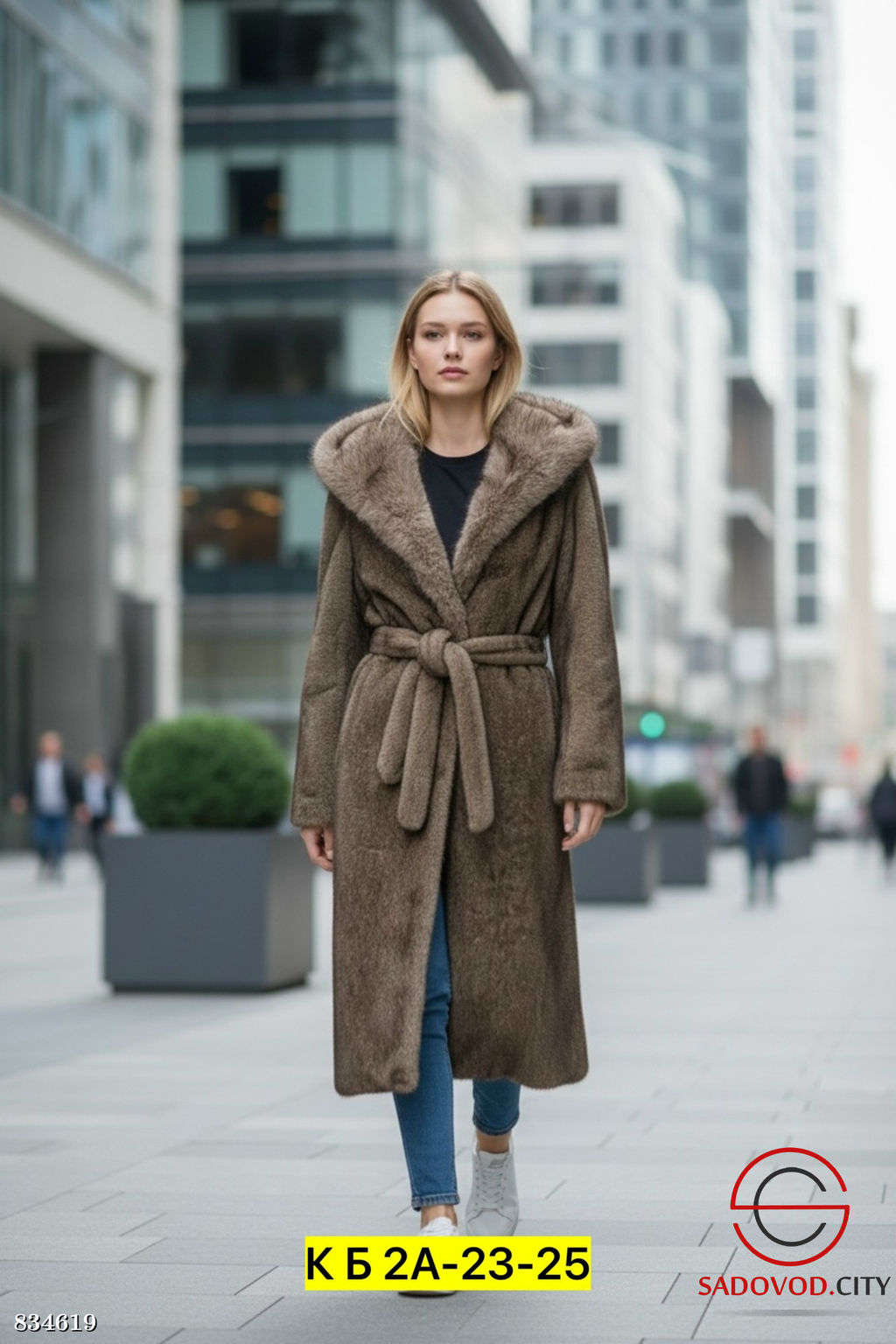 Эко-шуба с искусственным мехом