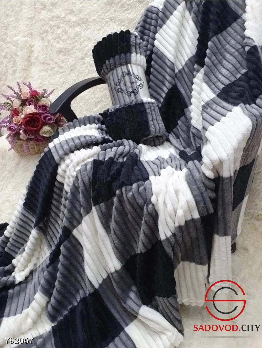 Плед для дома на диван или кровать