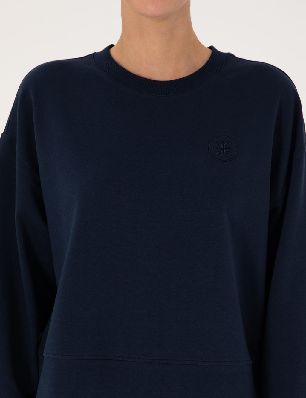 Lacivert Oversize Sweatshirt - Pierre cardin фото 6