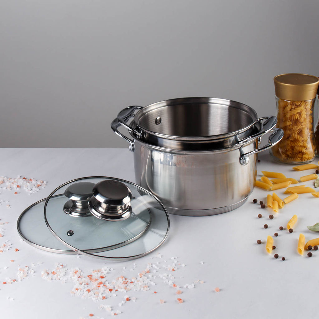 Кастрюля 4 предмета 2,5л,3,5л Квинта / FGLR-2.5-3.5/уп 1/индукция/ гофрокороб - Галеонтрейд фото 10