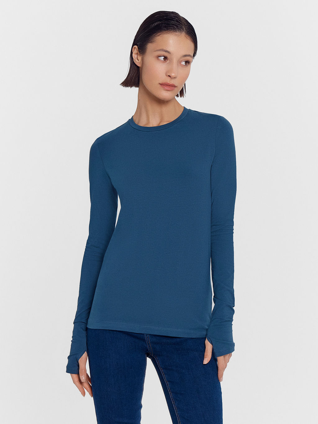 Джемпер женский в синем цвете
