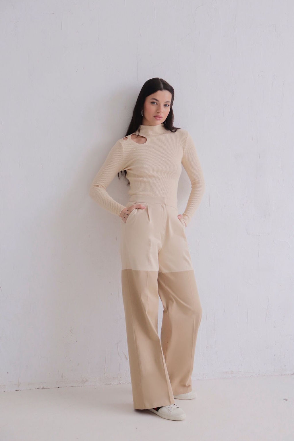 Брюки бежевые - Martichelli фото 28