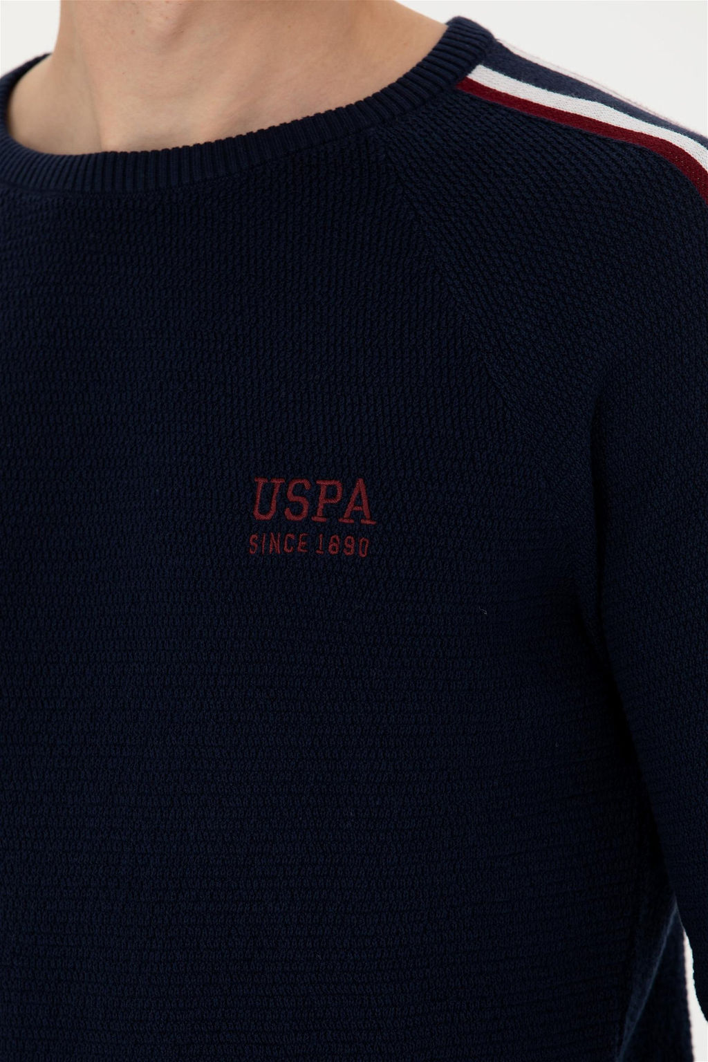 Мужской темно-синий свитер - U.s. polo assn фото 7