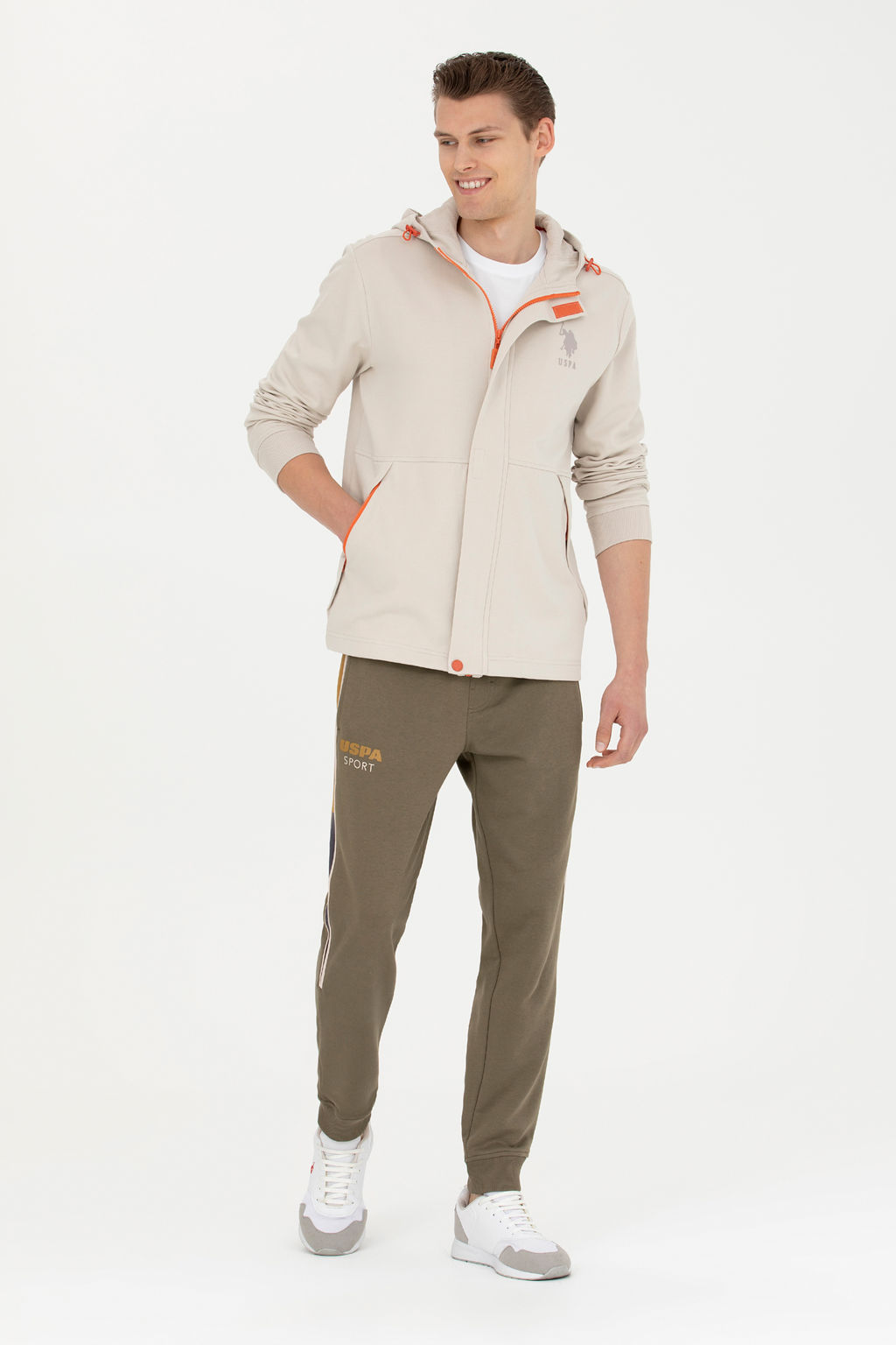 Мужские спортивные штаны цвета хаки - U.s. polo assn фото 15