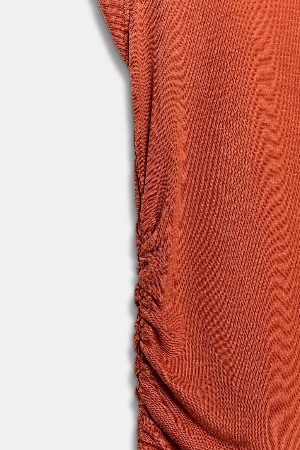 TOP FRUNCES LATERALES / Naranja quemado - Zara фото 10