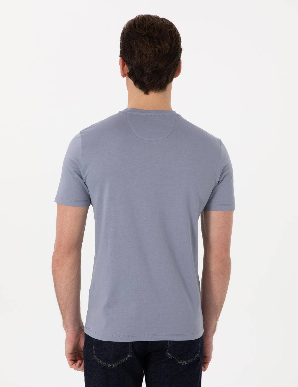 Mavi Slim Fit Merserize Basic Ti__rt - Pierre cardin фото 12