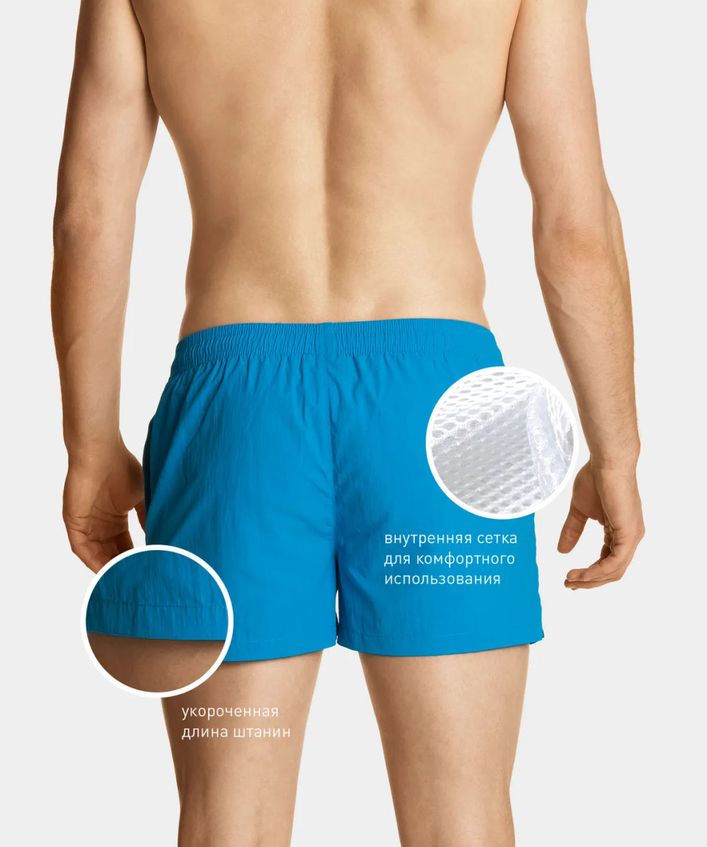 ATLANTIC KMB-199 Шорты мини мужские Paper Touch  фото 4