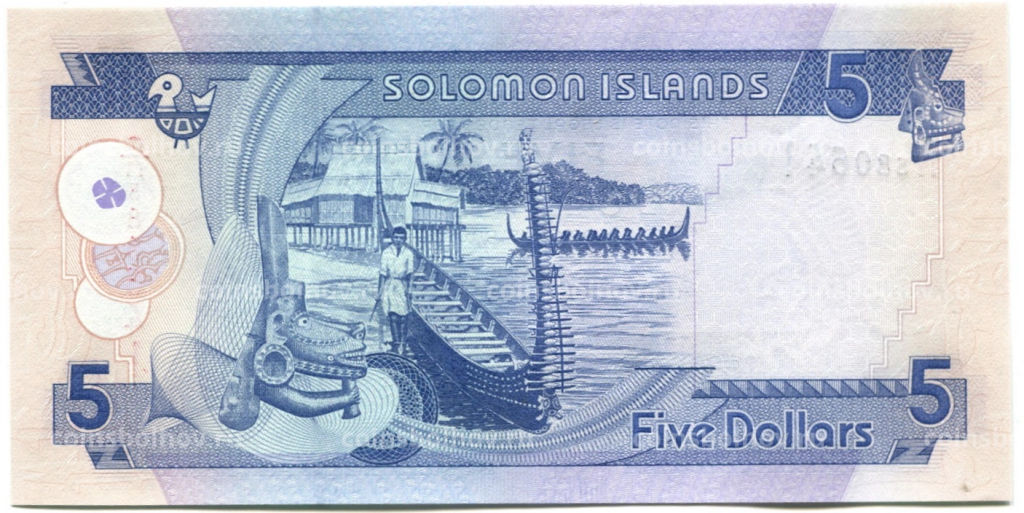 5 долларов 2018 года Соломоновы Острова