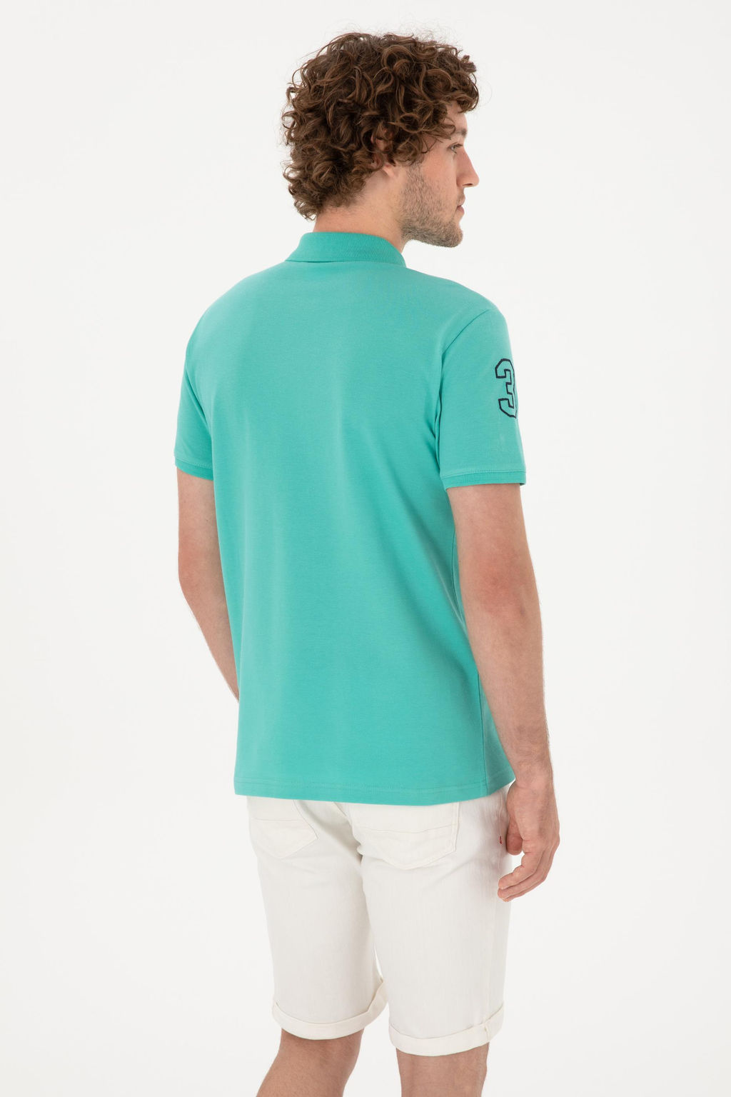 Erkek Slim Fit Polo Yaka Mint Basic Ti__rt Sepette S_rpriz _ndirim - U.s. polo assn фото 5