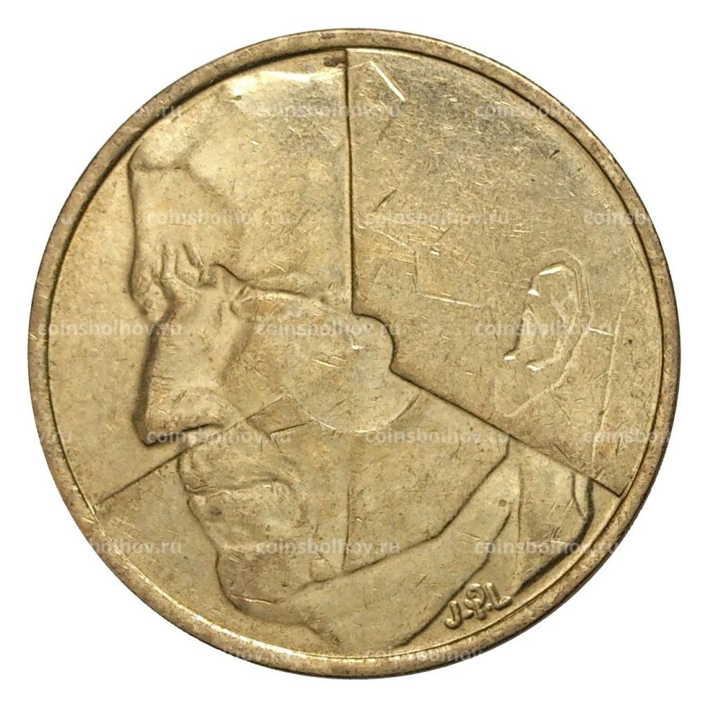 5 франков 1986 года  Надпись на французском (BELGIQUE)