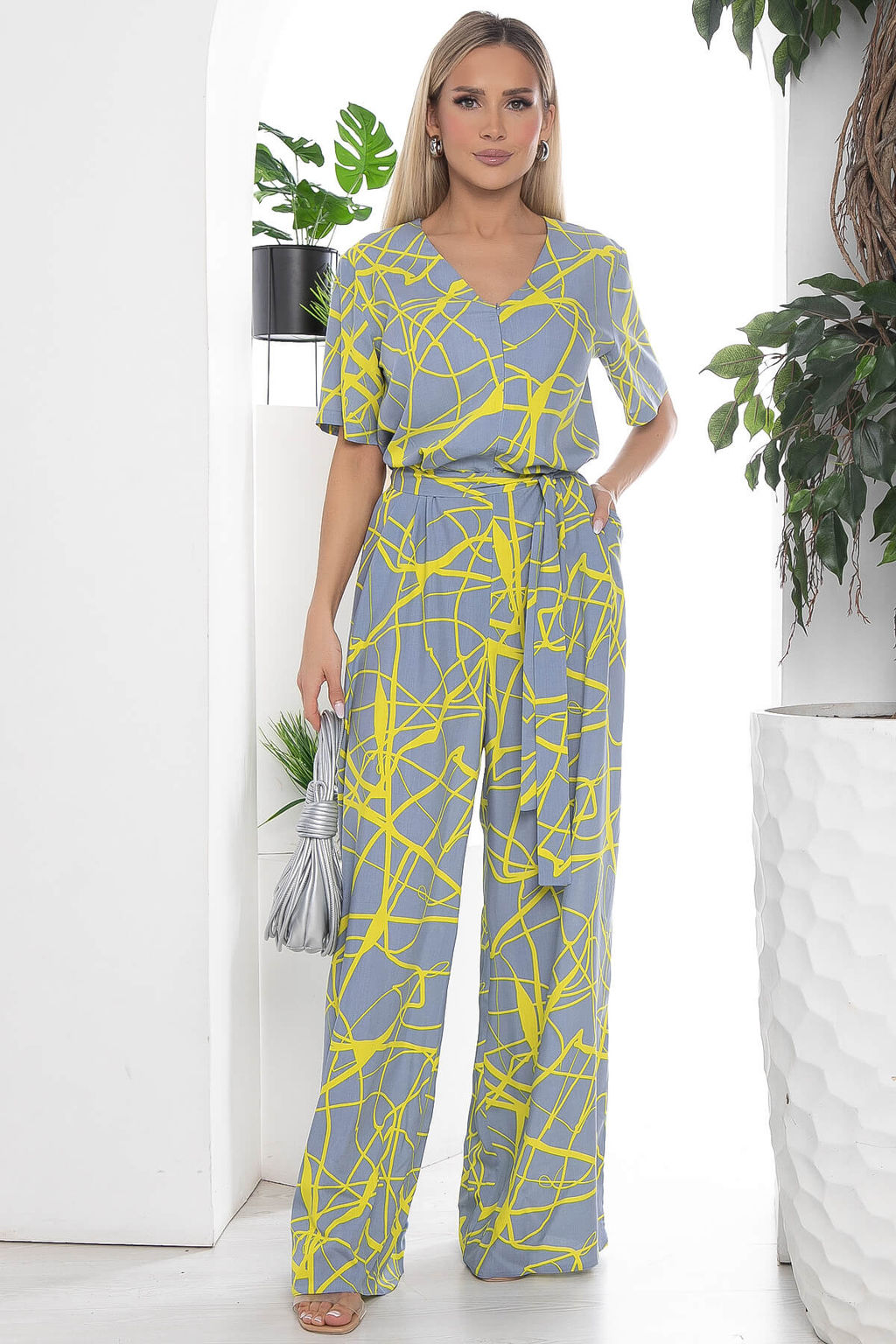 Комбинезон Леон (серый) К10329 - Lt collection фото 11