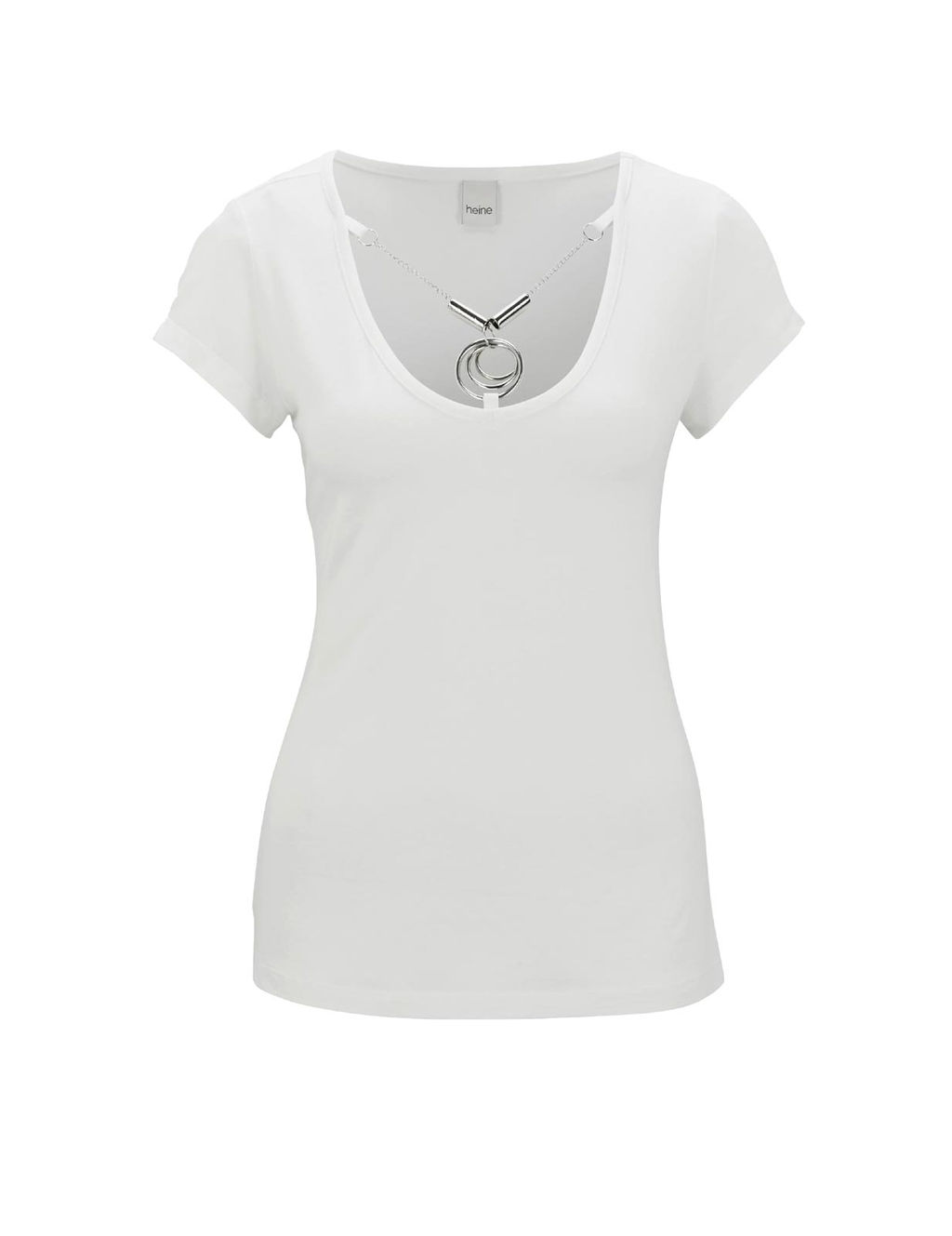 Топ, серо-белый - Heine фото 2