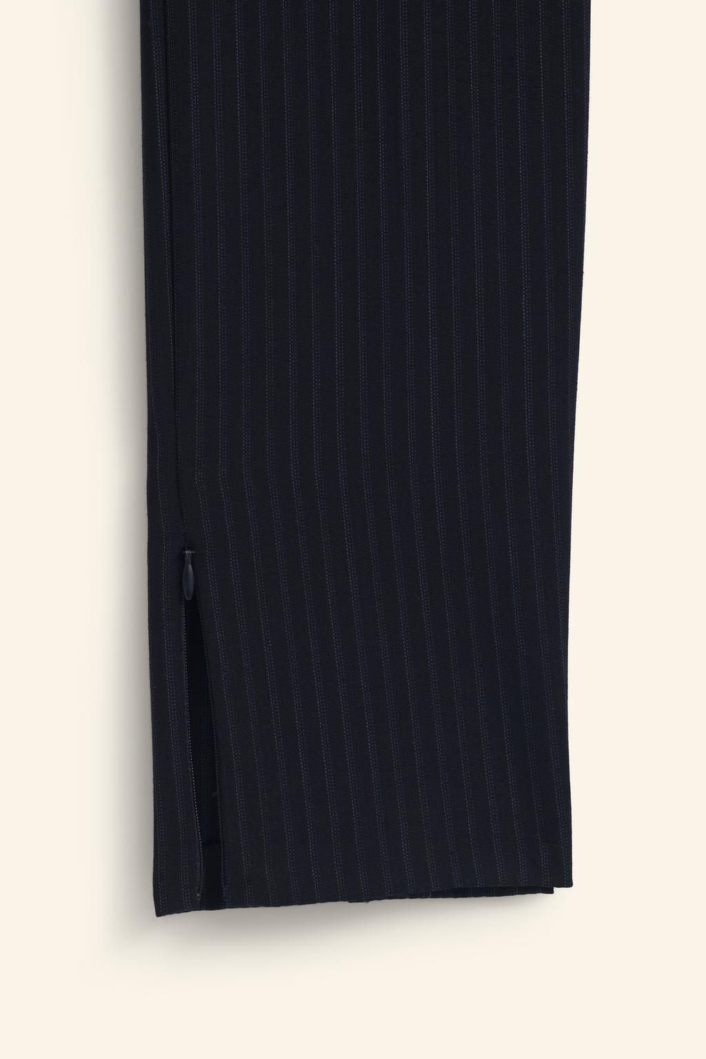 LIMITED EDITION PINSTRIPE SKINNY TROUSERS - Zara фото 11
