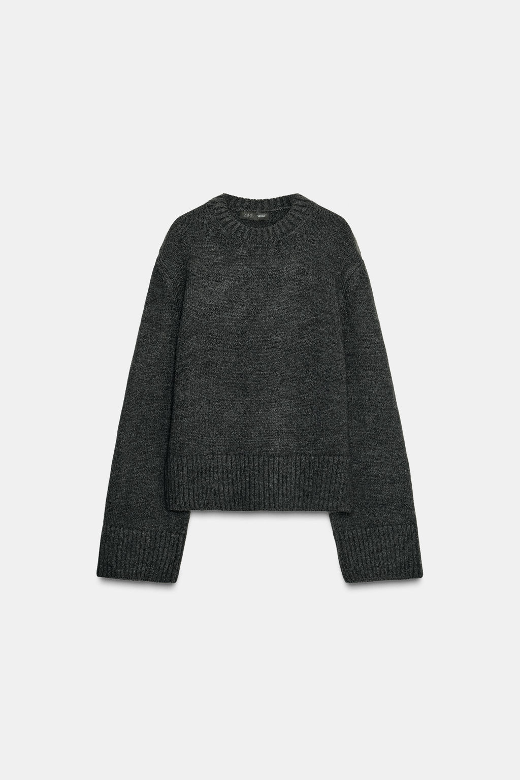 KNIT JUMPER WITH RIBBED TRIMS - Zara фото 5
