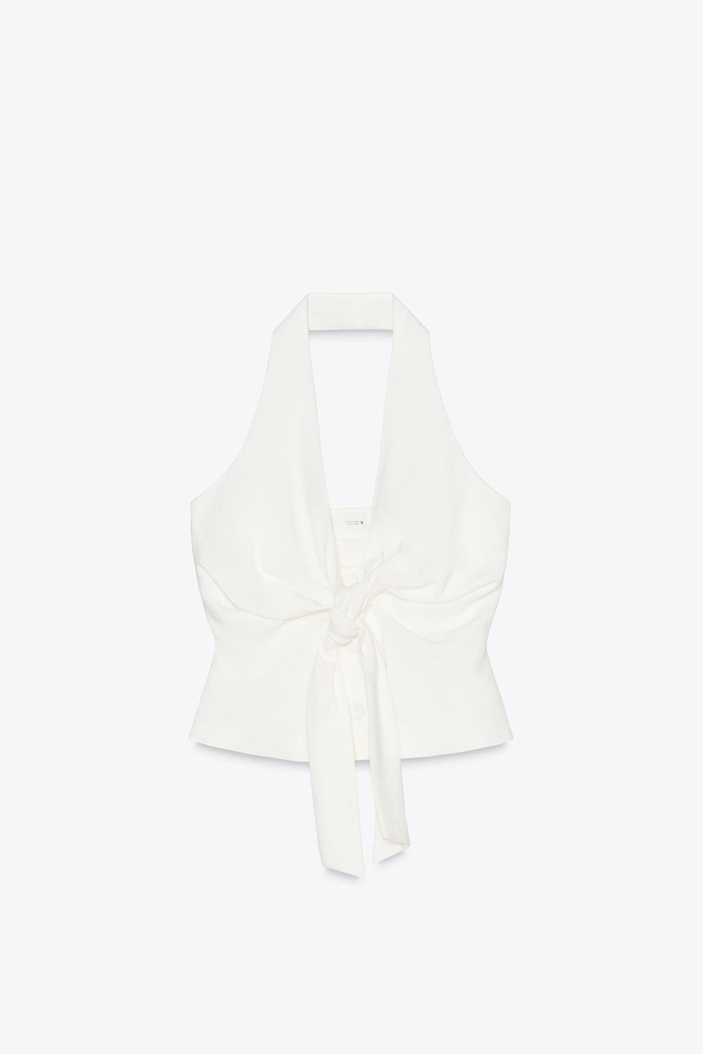 KNOT HALTER WAISTCOAT - Zara фото 5