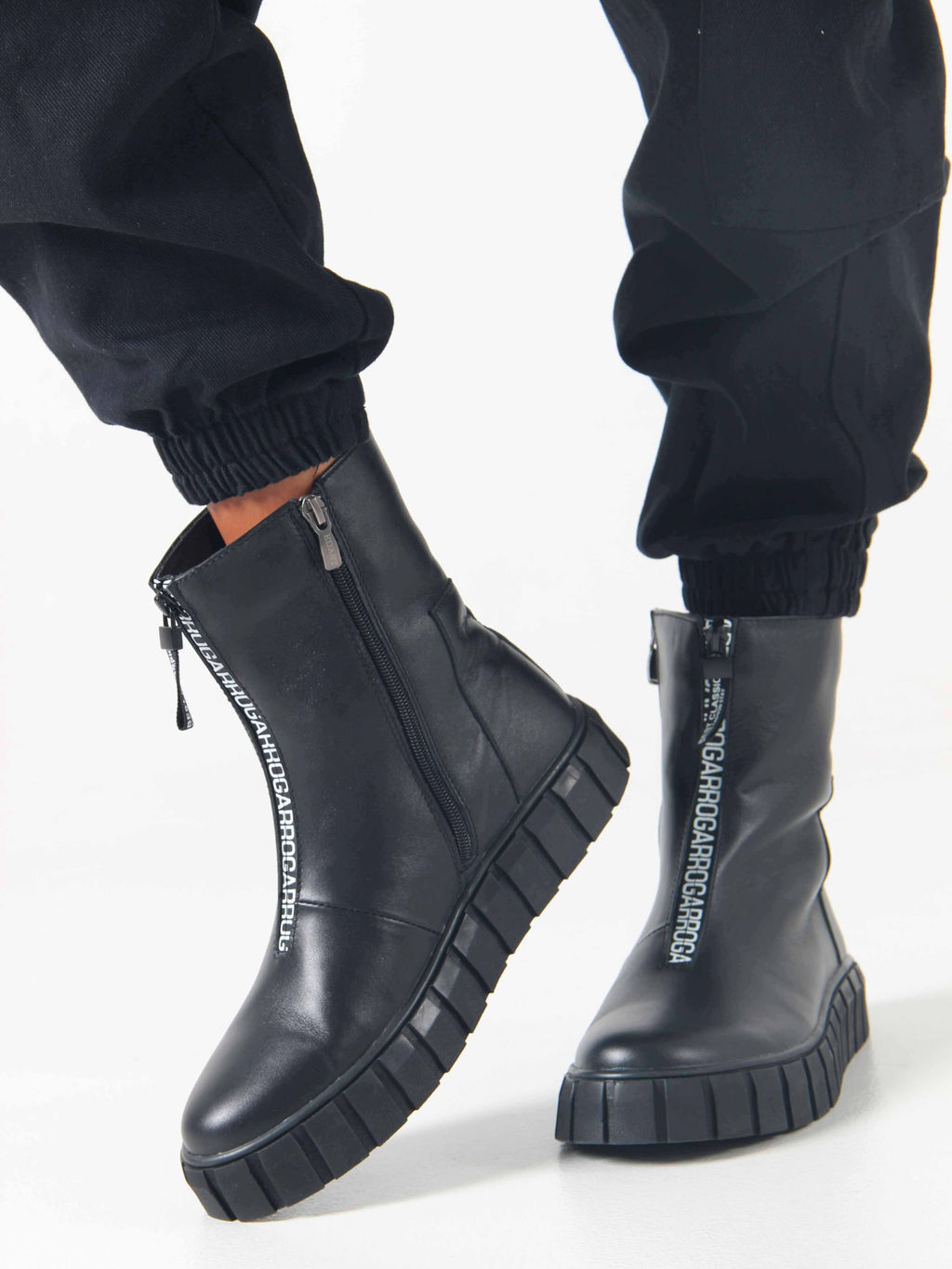 Ботинки 365.L.1918bl.Black/Шерсть