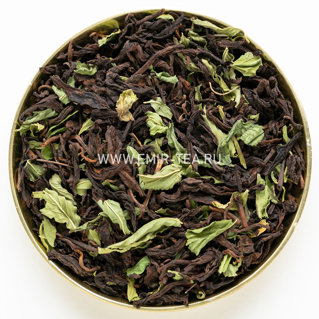 Пуэр рассыпной 4х-летний с мятой (код 1401)