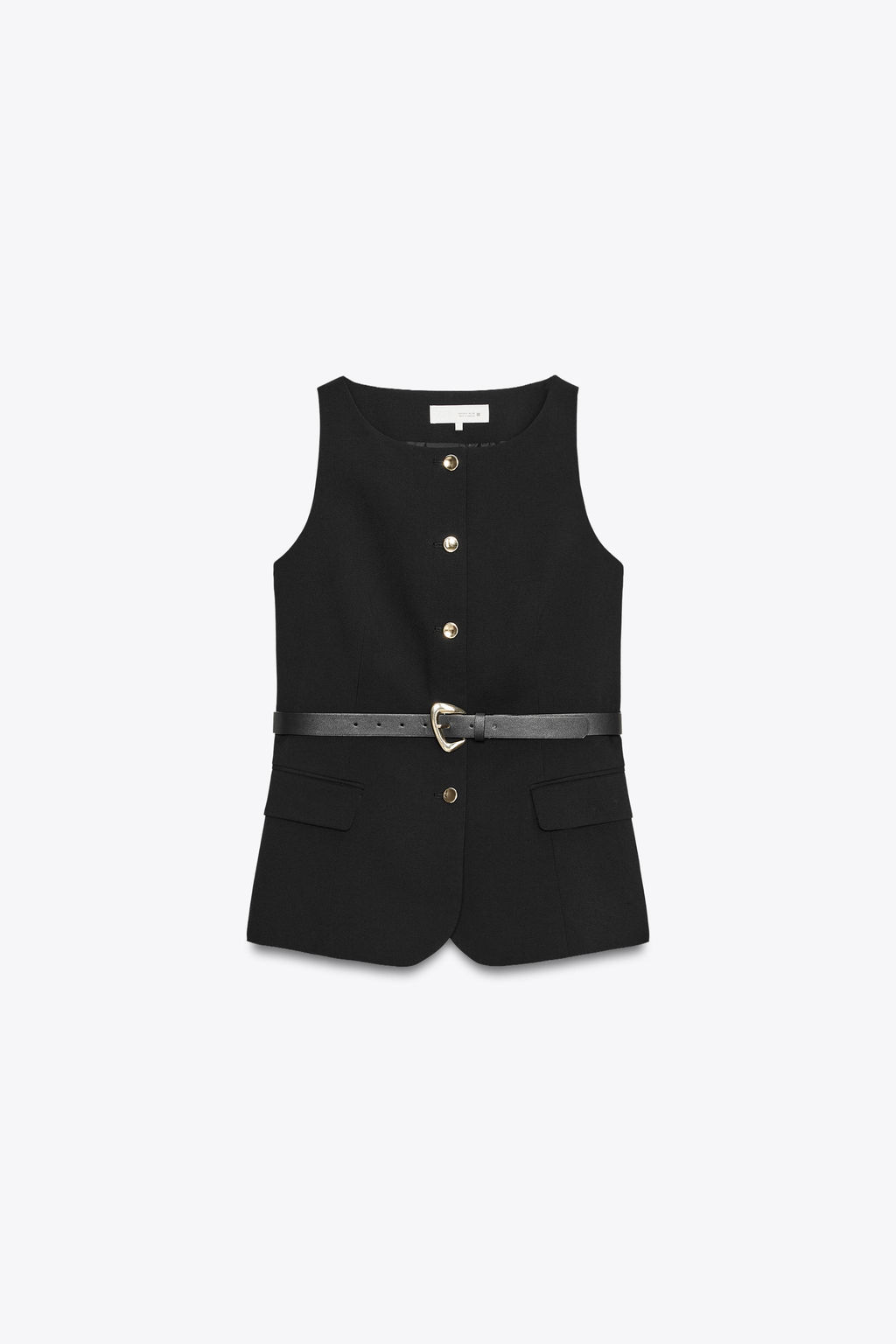 WAISTCOAT WITH BELT - Zara фото 5