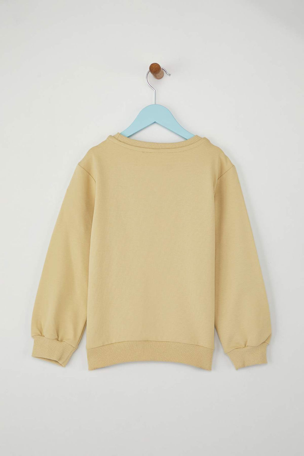 Pembe-Ekru K?z Cocuk Mevsimlik-Ince Bisiklet Yaka 2li Basic Orme Sweatshirt TKDAW25SW00000 - Trendyolmilla фото 20