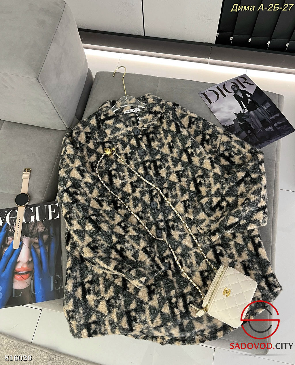 Пальто женское на пуговицах - Bruno фото 5