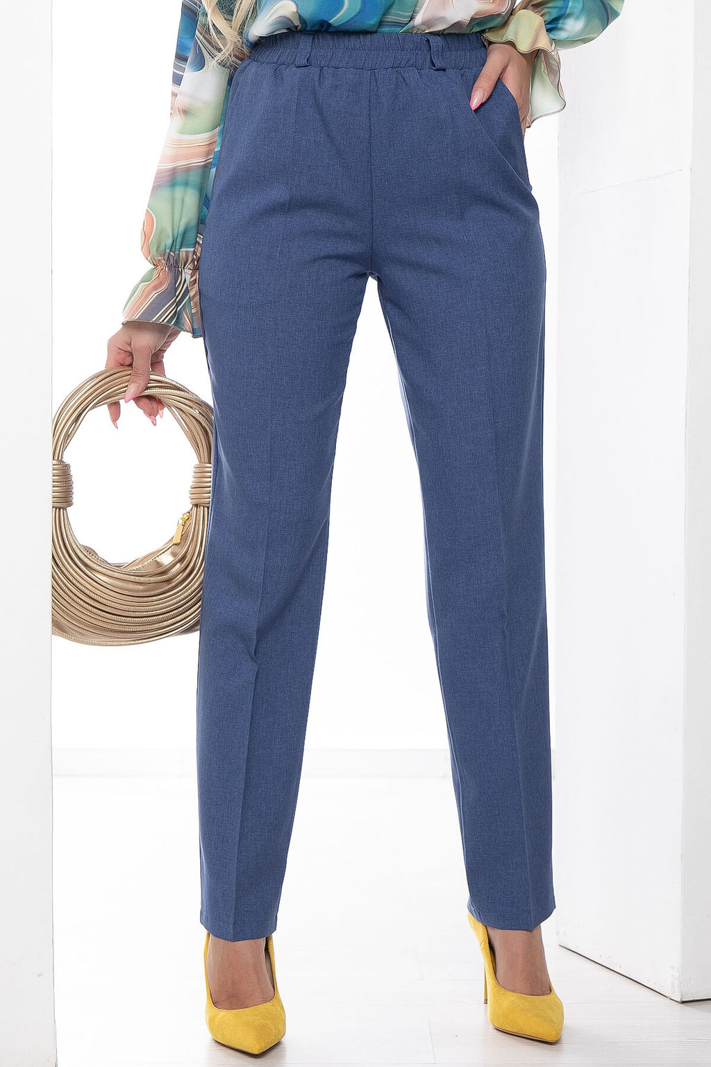 Брюки Эмилия (джинс) Б7919 - Lt collection фото 5