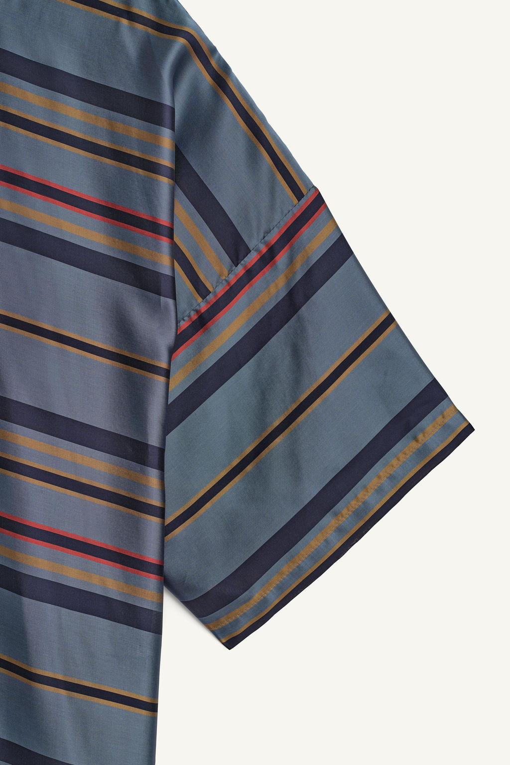 CAMISA POLO BOXY FIT CUPRO - SEDA / Marino - Zara фото 9