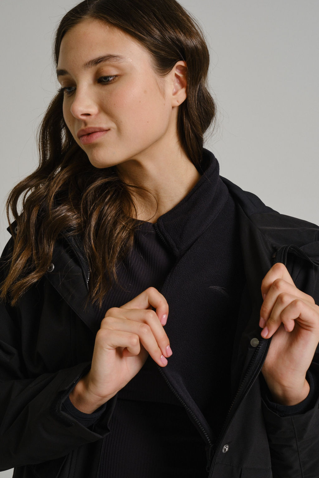 Куртка 3-в-1 Черный TRN ESSENTIAL 3 in 1 Jacket