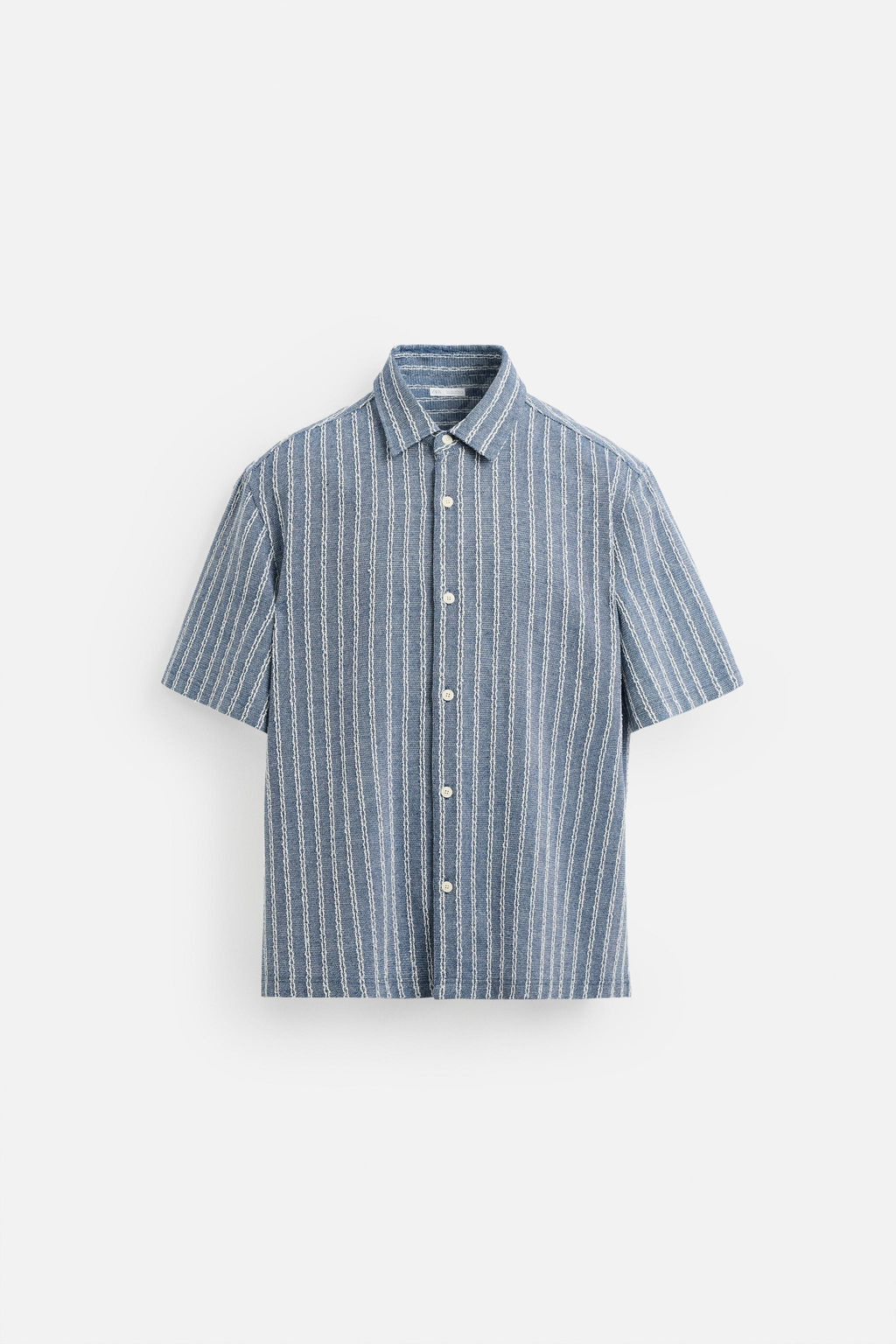 STRIPED JACQUARD SHIRT - Zara фото 6