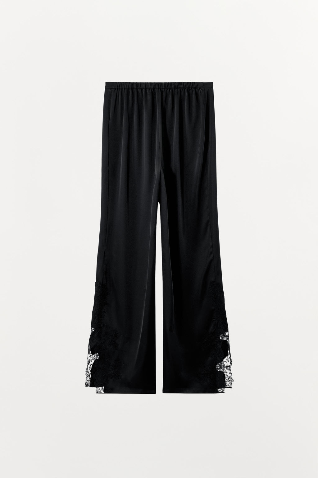 SATIN LACE TROUSERS - Zara фото 13