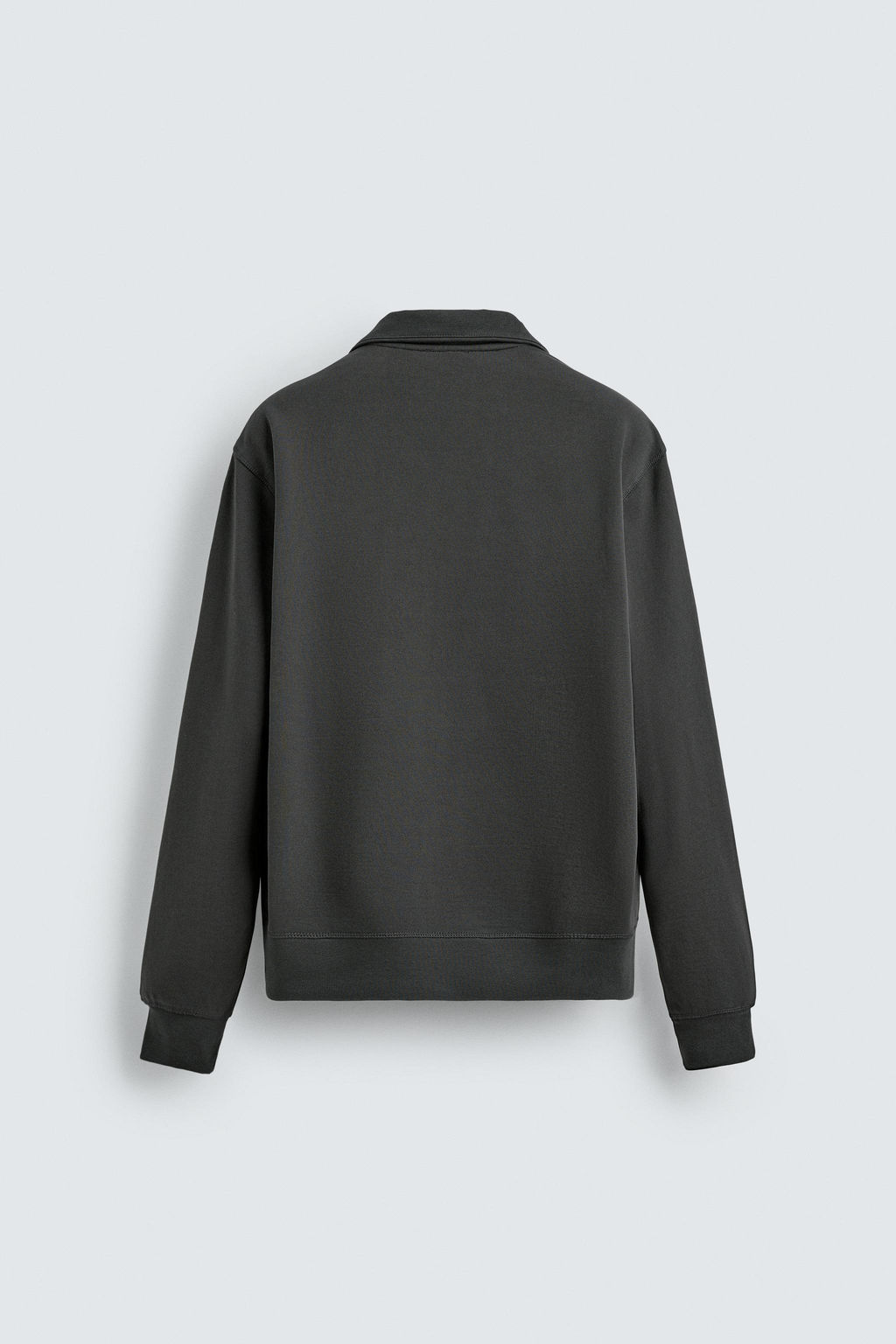 BASIC QUARTER-ZIP SWEATSHIRT - Zara фото 9