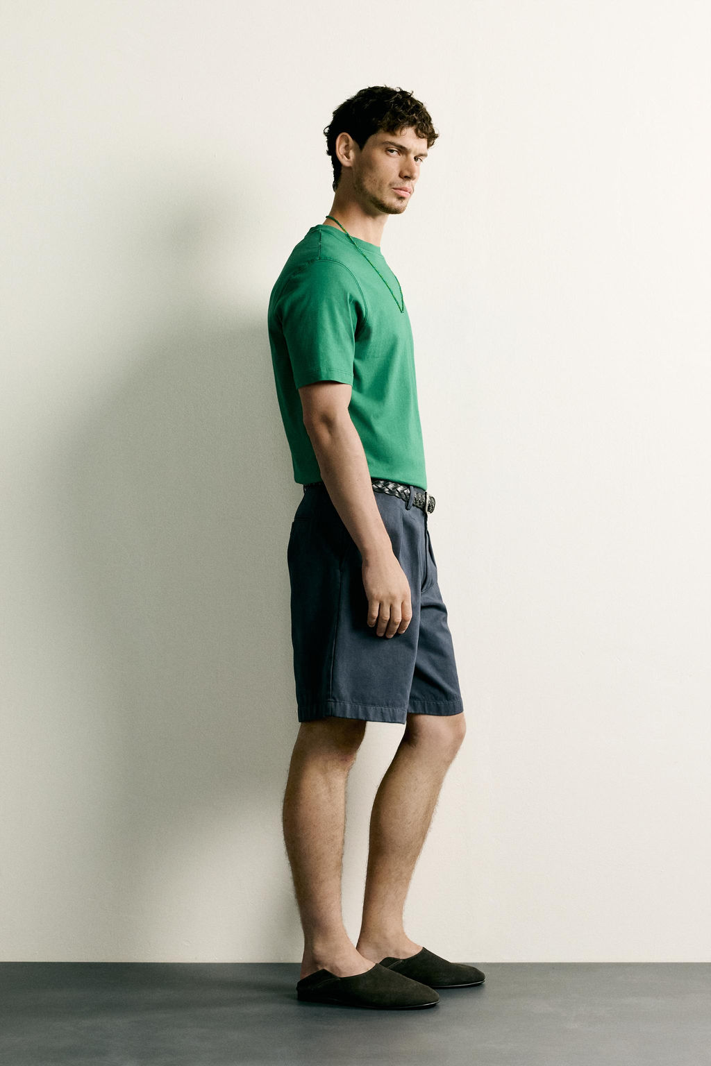 CAMISETA REGULAR FIT ESTAMPADOS COMBINADOS / VERDE - Zara фото 4