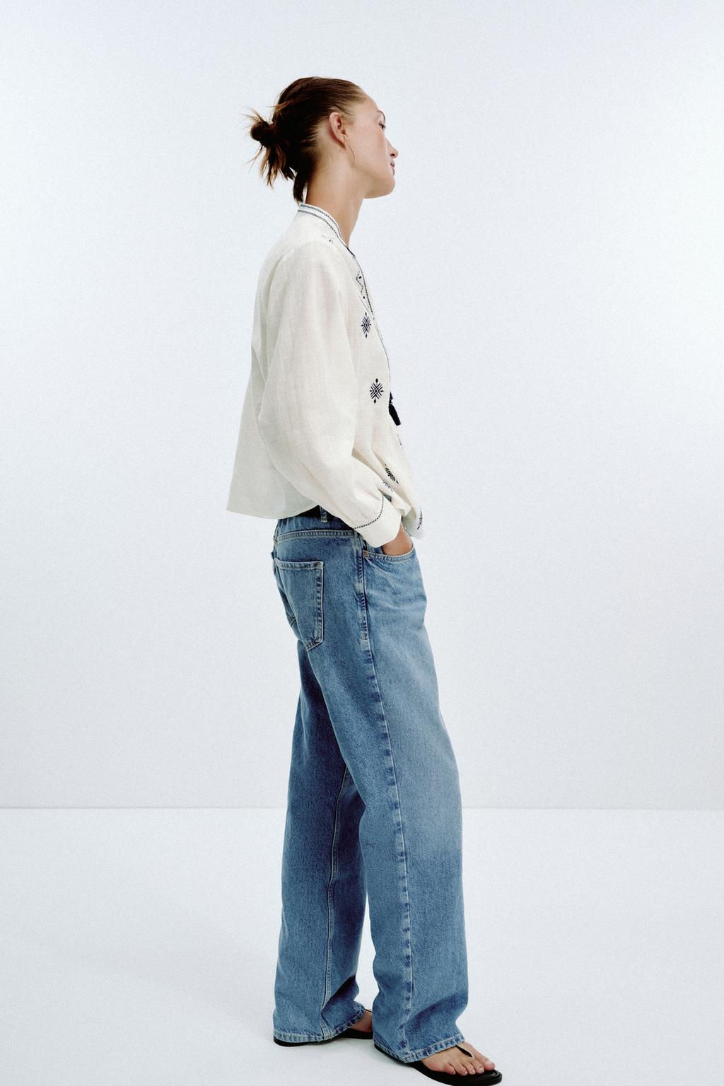 RUSTIC EMBROIDERED BLOUSE - Zara фото 6