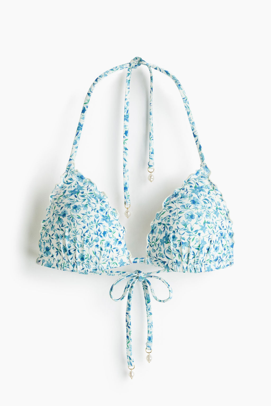 Top de bikini de tri?ngulo con push-up - H&m фото 5