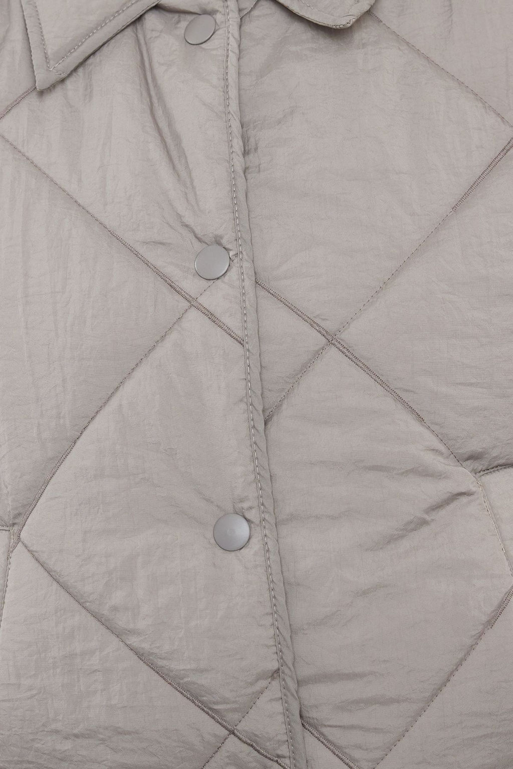 TRENDYOLMILLA Vizon Regular Dikis Detayl? Kapitone Sisme Yelek TWOAW25YE00015  фото 4