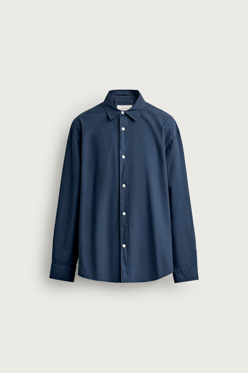 CAMISA RELAXED FIT ALGOD?N ?NDIGO / ?ndigo - Zara фото 7