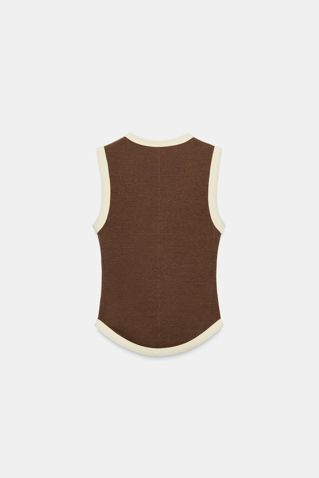 CAMISETA VIVOS CONTRASTE / Marr?n - Zara фото 7