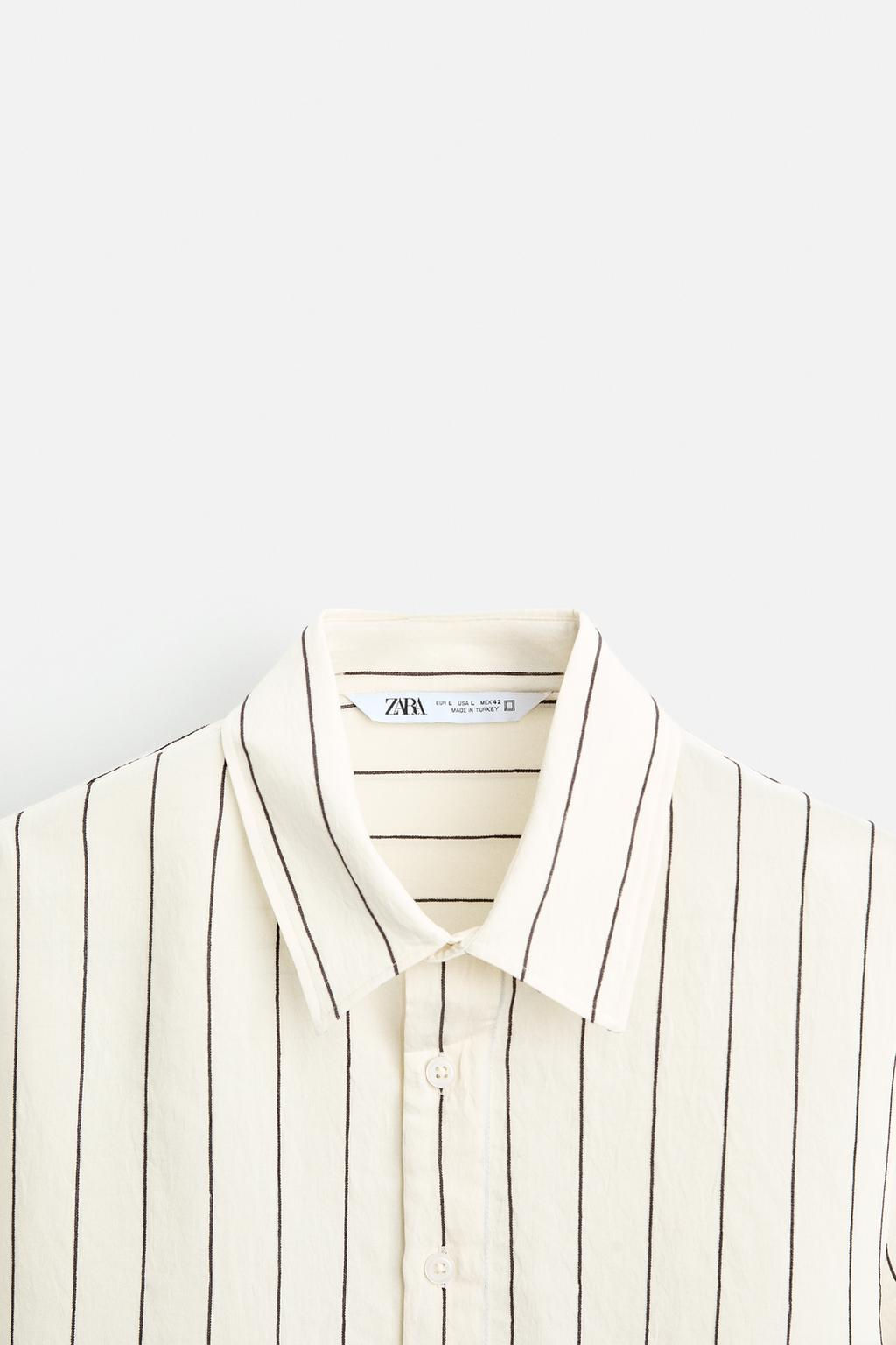 STRIPED SHIRT - Zara фото 8
