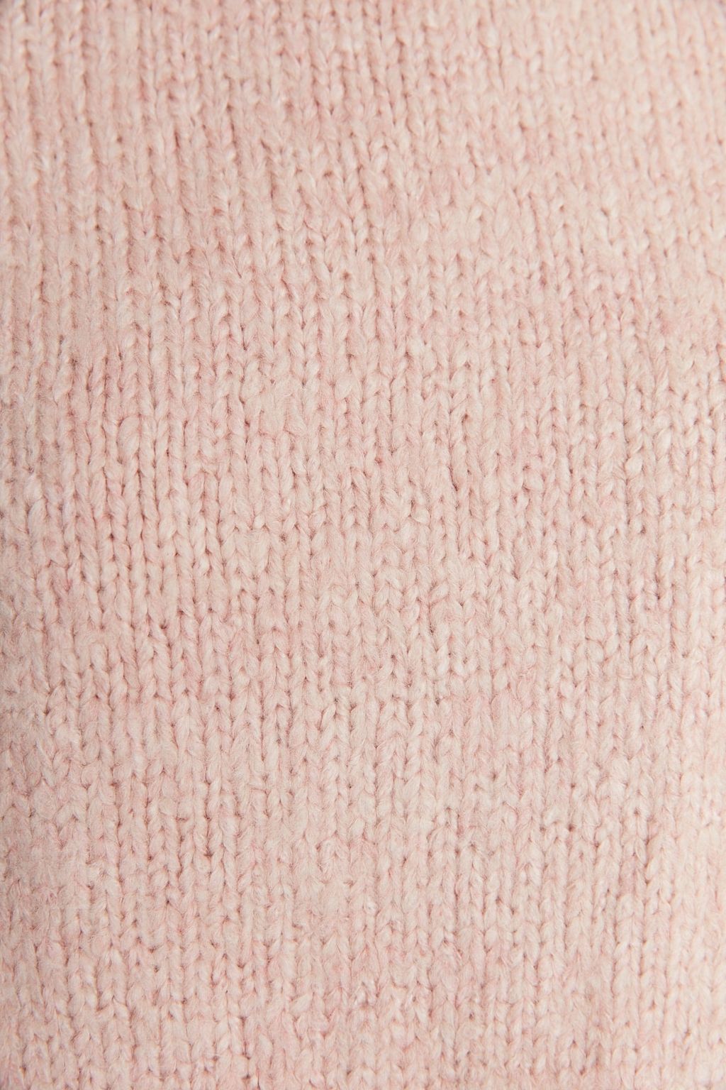 Pudra Genis Kal?p Yumusak Dokulu Basic Triko Kazak TWOAW23KZ00185