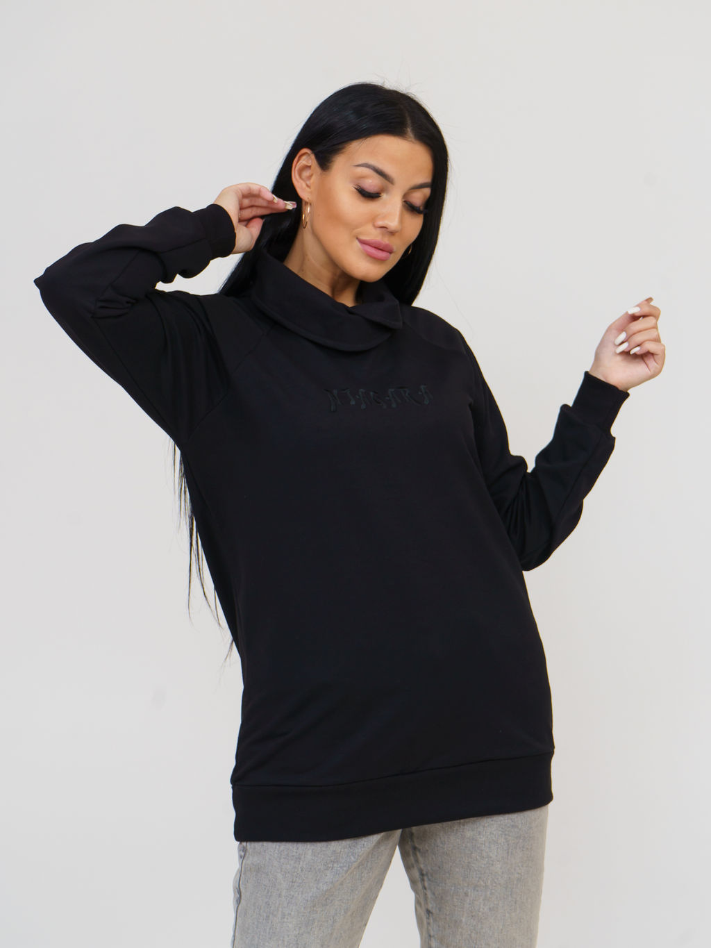 0055 Туника "Черный"