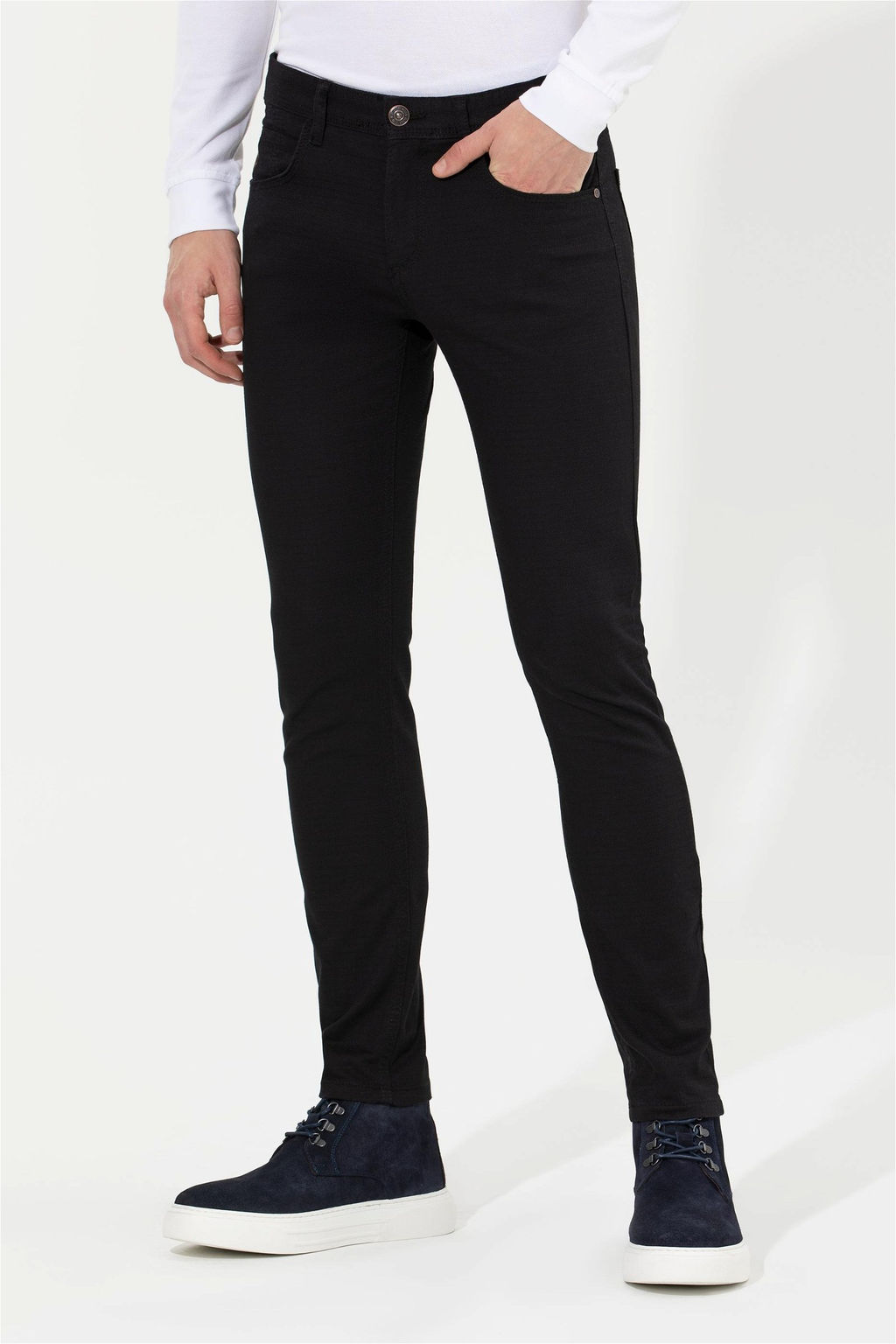 U. S. Polo Assn / Мужские черные брюки из плотной ткани - U.s. polo assn фото 9