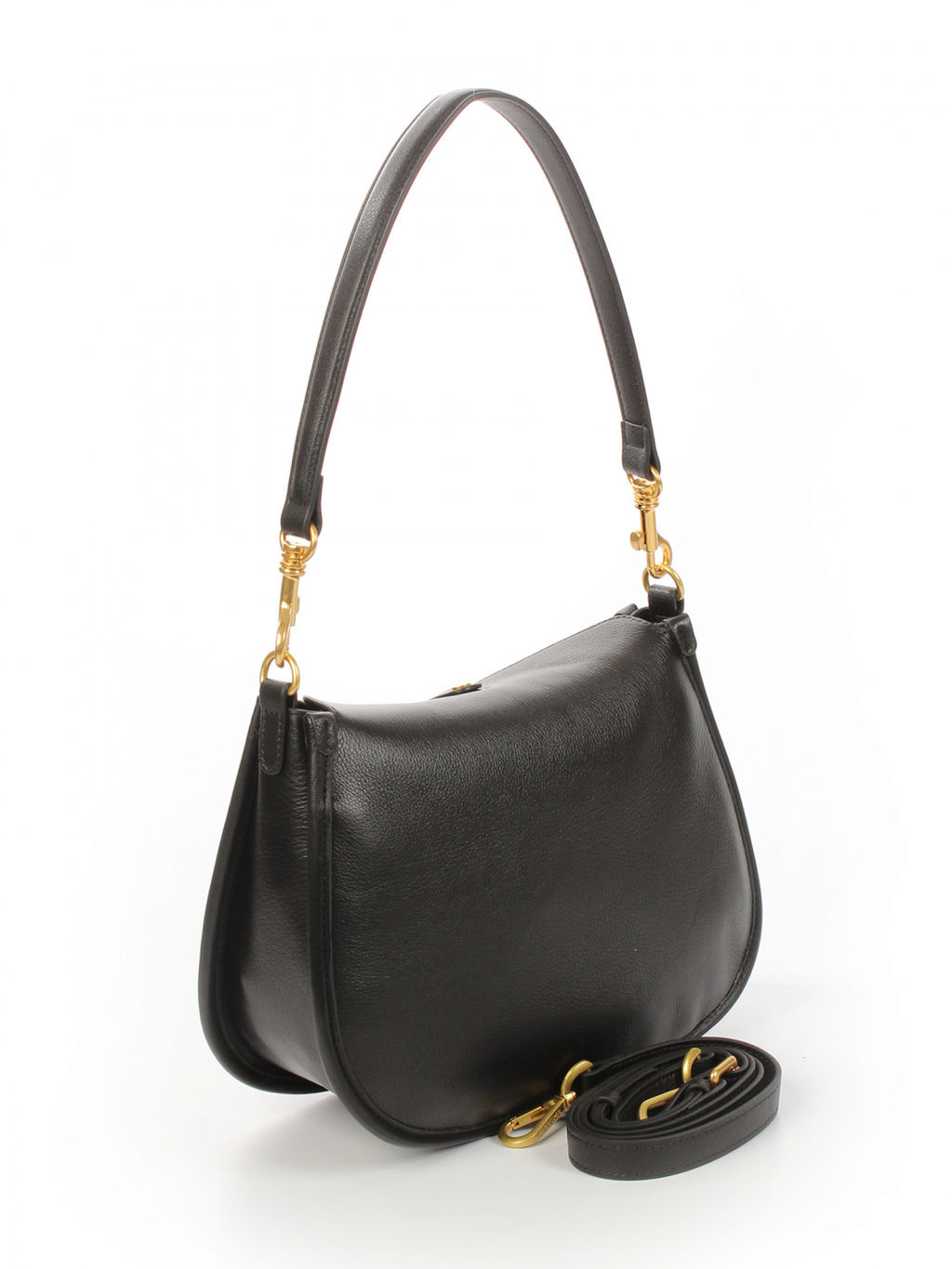 LACCOMA сумка АМ2400-черный натуральная кожа хлопок